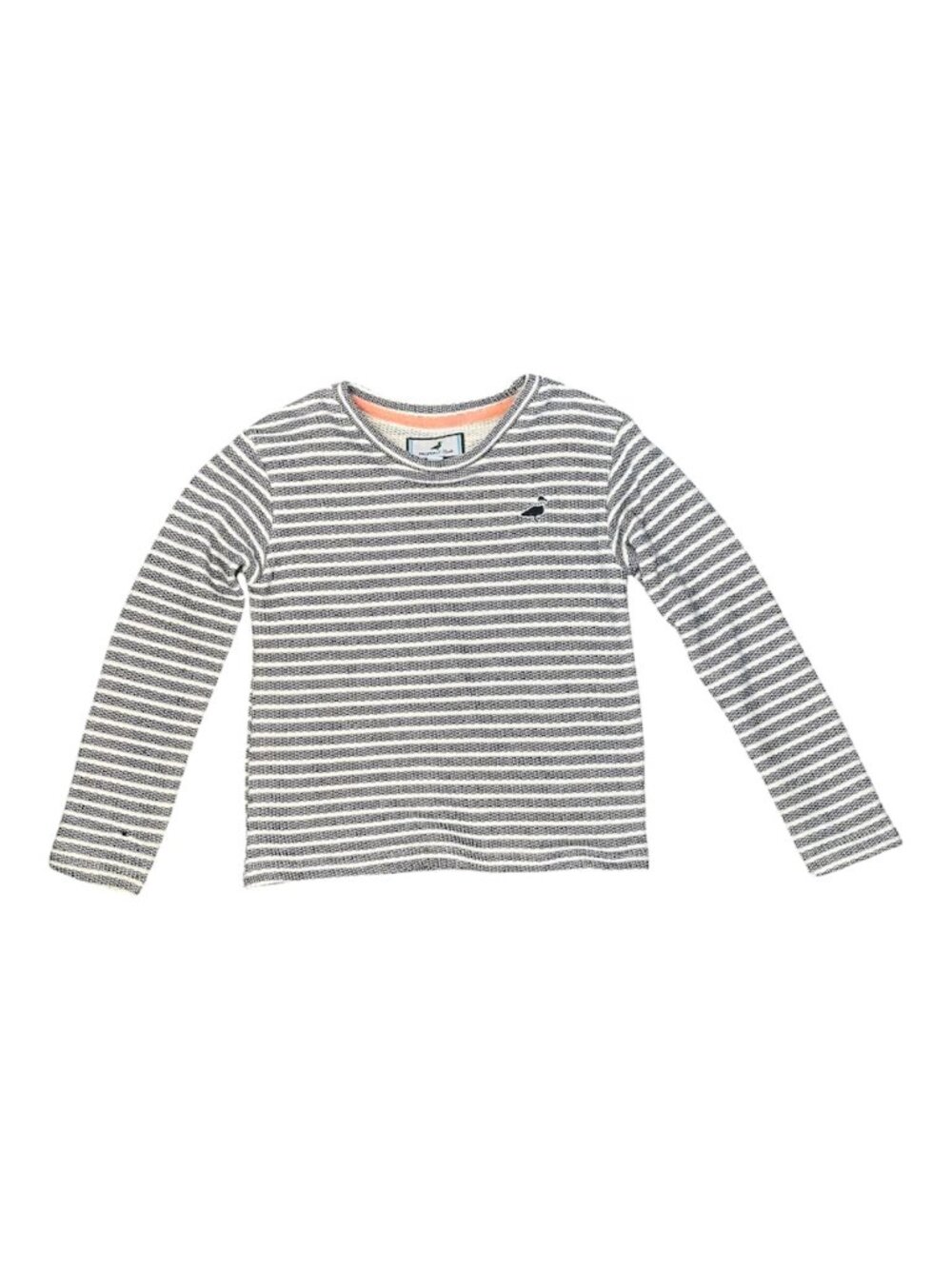 Properly Tied Boys 4T Navy White Striped Long Sleeve Knit Shirt Preppy
